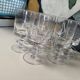 Ensemble de 8 verres à eau Saint Louis Baccarat Diabolo