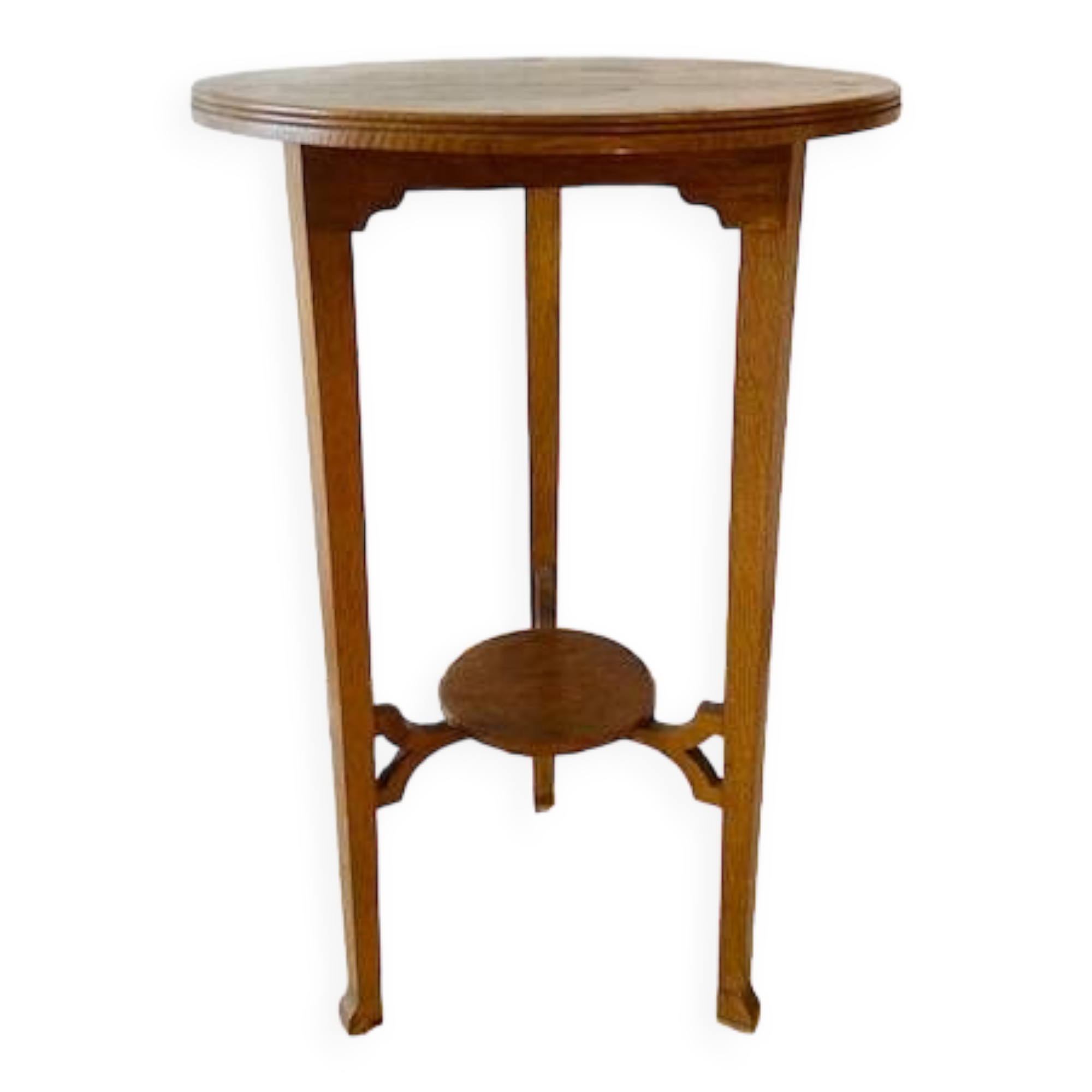 1920 pedestal table in solid oak