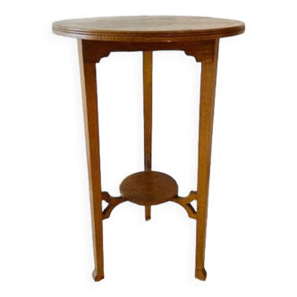1920 pedestal table in solid oak