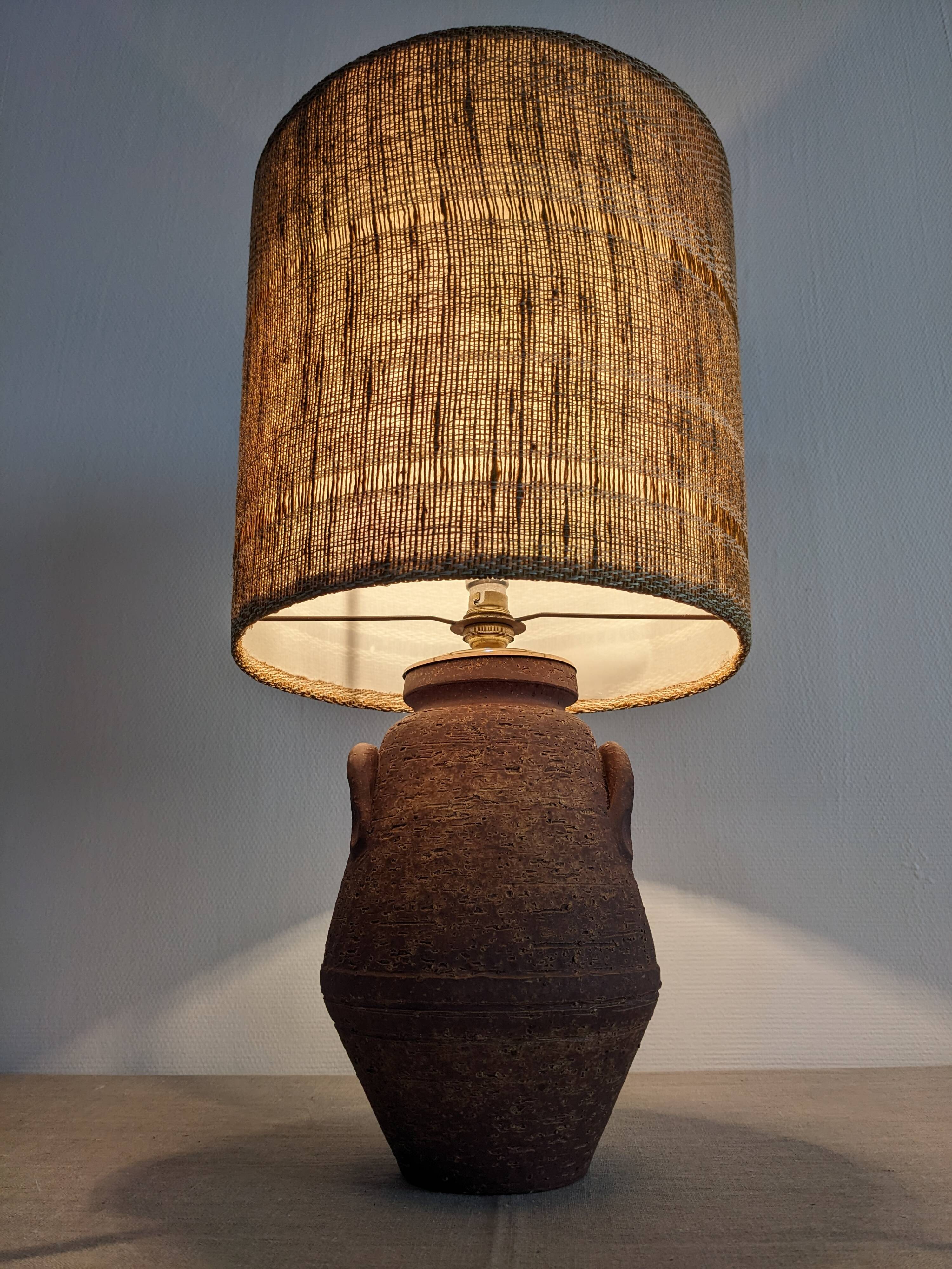 Lampe vintage en céramique des années 50/60
