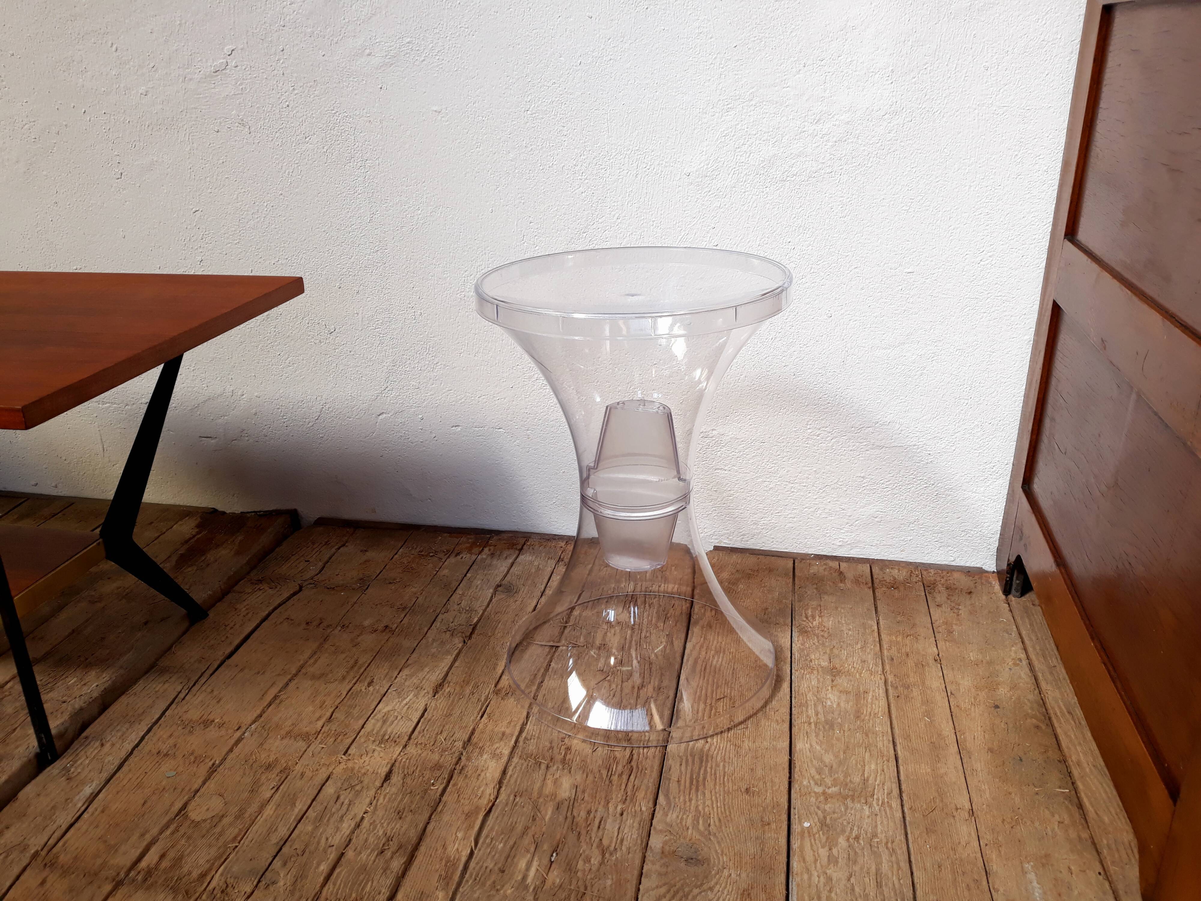 Vintage stool Tam Tam signed Henry Massonet