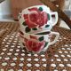 Coffee maker and cups Digoin Sarreguemines
