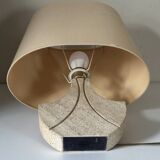 Vintage travertine lamp design 70s 80s