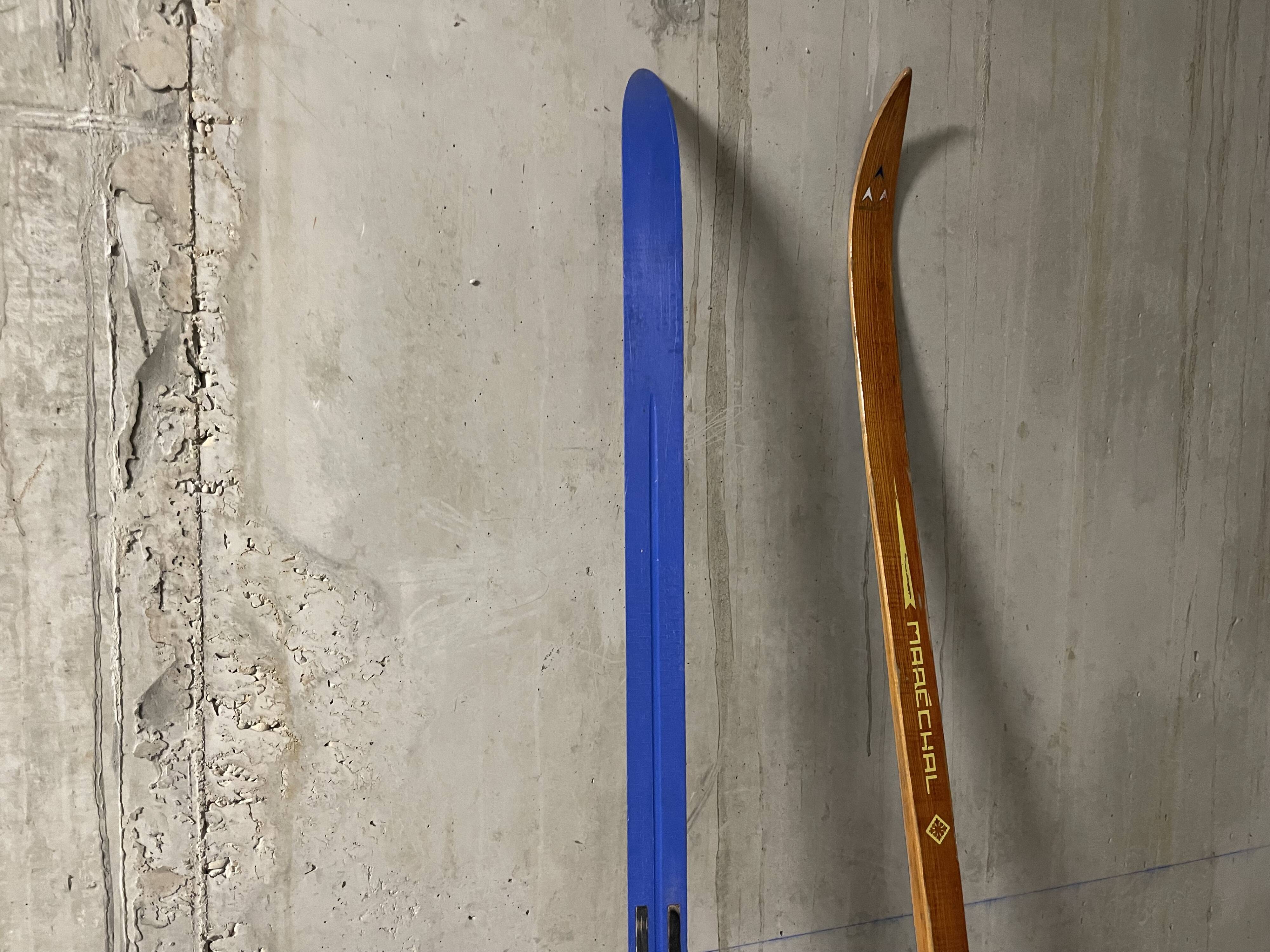 Skis en bois