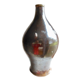 Pied de lampe en grès vintage années 50-60, signature à identifier
