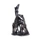 Sculpture africaine en pierre de 3 Girafes