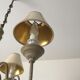 Lustre hollandais bois et métal 4 feux