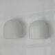 Opaline Wall Lamps by Staff Leuchten, Set of 2