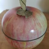 Metal box in the shape of apple Original Vintage 9