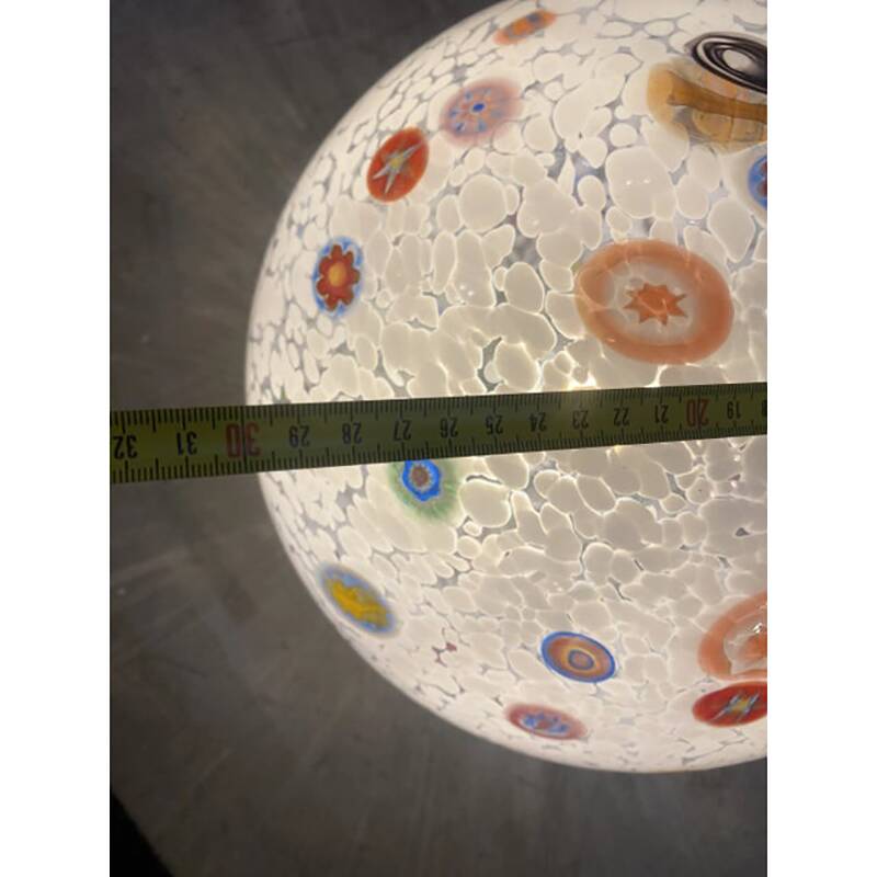 Contemporary Multicolored "Murrine" Murano Style Glass Table Lamp