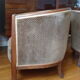 Paire de fauteuils tonneau