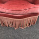 Paire de crapauds vintage en velours rose