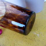 Large murano vase leopard