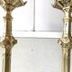 Pair of Antique Gothic Revival Candle Holders in Gold Bronze