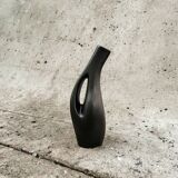 Lillemor Mannerheim Pichet/Vase sculptural moderniste noir