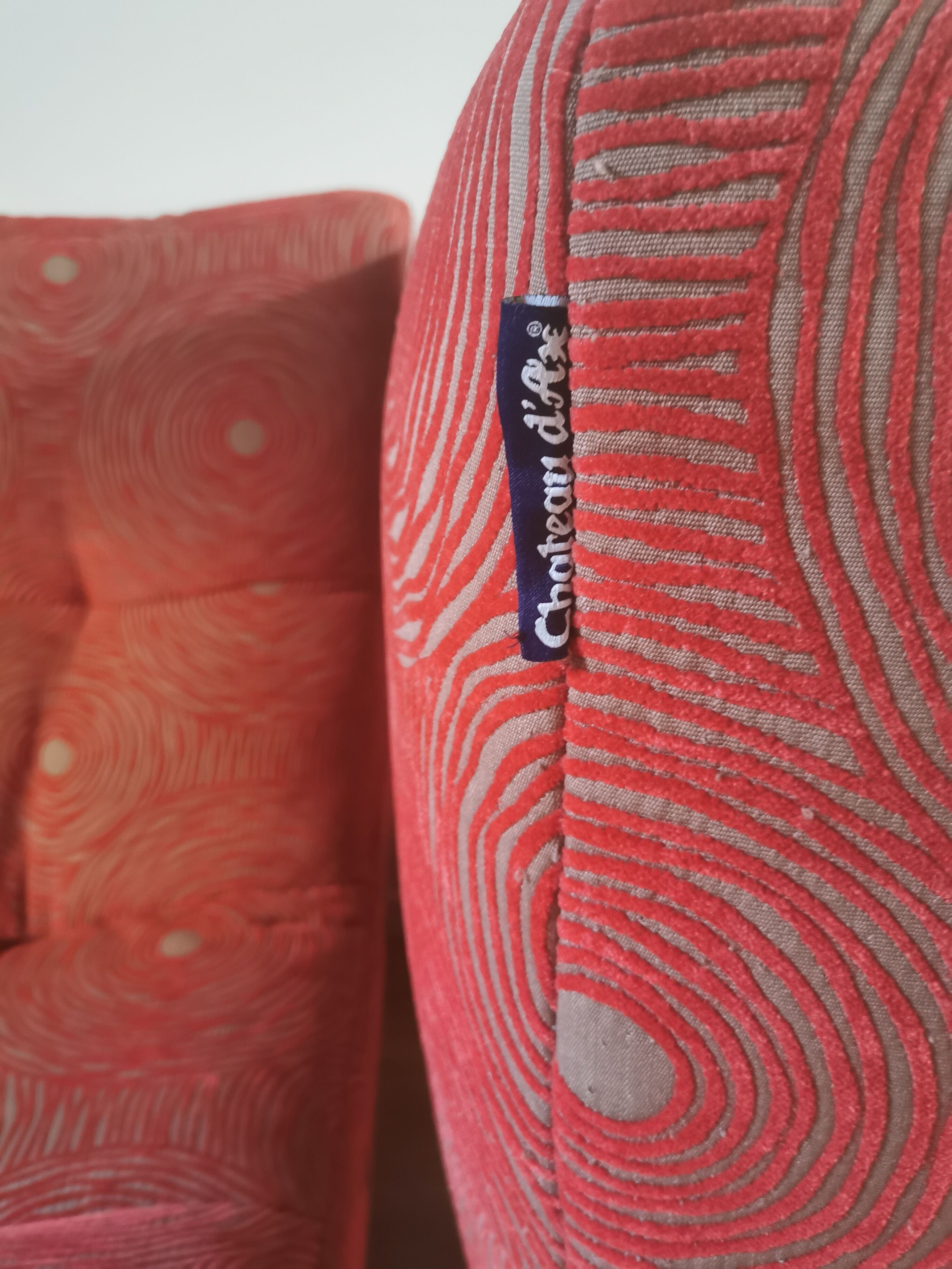 Armchairs Château d'Ax-modular sofa fabric, Model 1744