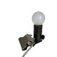 Clip-on small bedside lamp, Buchleseleuchte Germany 1950s
