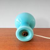 Blue ‘Fungo’ Murano glass table lamp by Massimo Vignelli for Venini, Italy 1950's