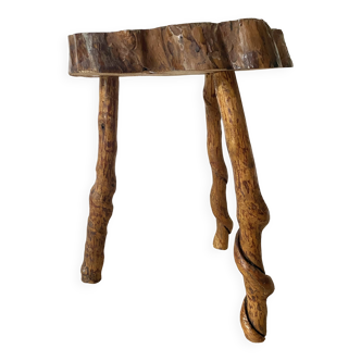 Brutalist tripod stool