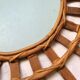 Mirror rattan sun 58 cm years 60
