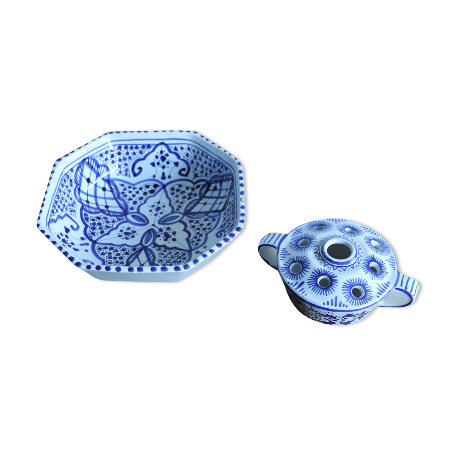 Empty pocket and a sting oriental flower