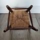 Chaise enfant ancienne en paille
