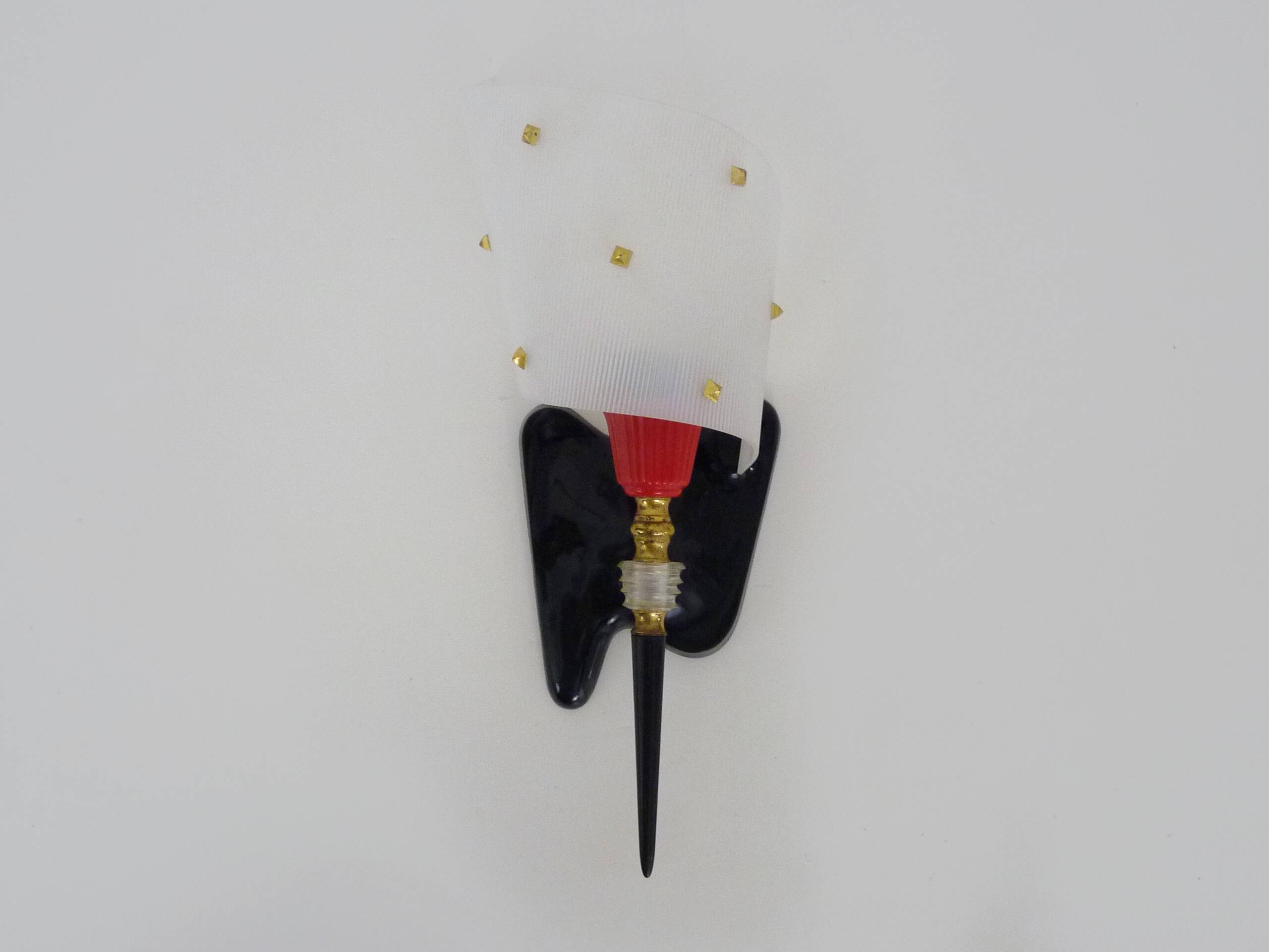 Vintage Rockabilly Wall Light Guariche Style Circa. Retro 1950