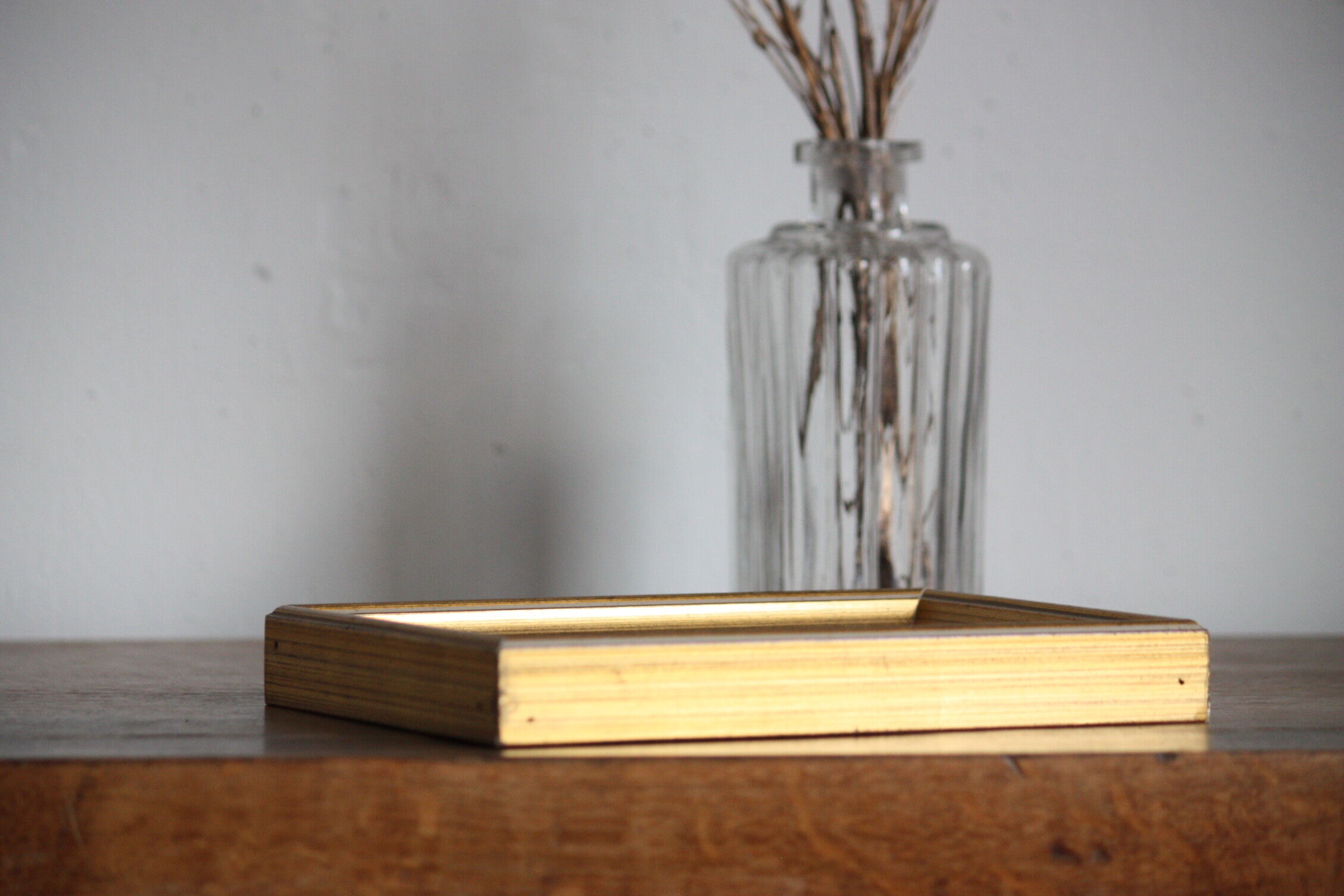 Moulded gilded wood frame