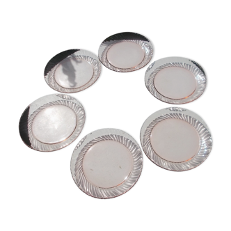 6 arcoroc france dessert plates