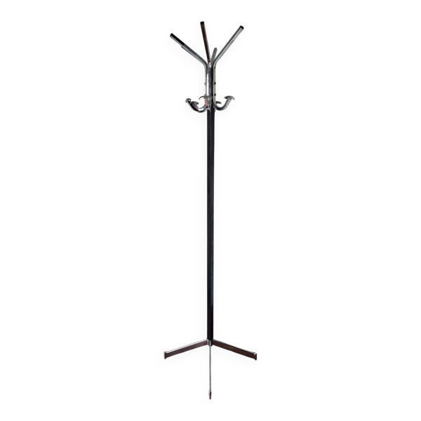 Porte manteau perroquet chromé tête pivotante sur verrin