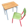 Small school desk and vintage chair