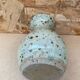 Old vase migeon la borne speckled beige stoneware vintage