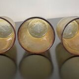 Set of 3 Henkel amber glasses