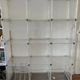Vintage Plexiglas shelf, bookcase