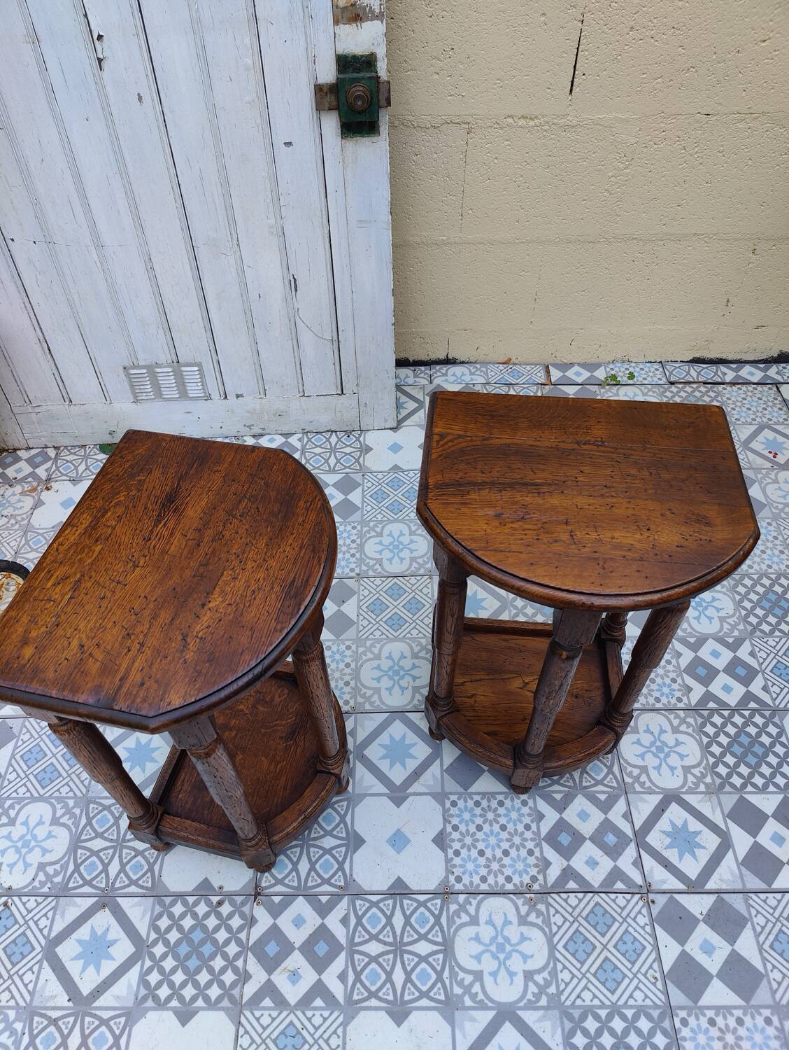 Pair of authentic saddles