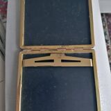 Vintage black longchamp leather cigarette case