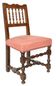 Chaise style Louis XIII
