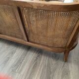 Wooden sofa and cannage