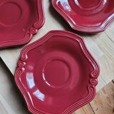 Lot de 6 soucoupes Faïence Provençale Poët-Laval