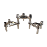 Lot de trois bougeoirs Nagel BMF