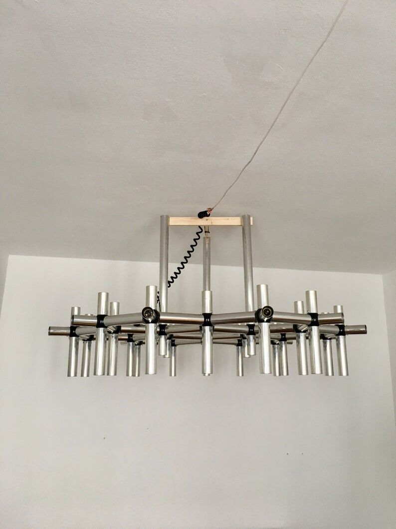 Atomic chandelier by Robert Haussmann for Swiss Lamps International