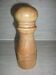 Turned wooden pepper mill