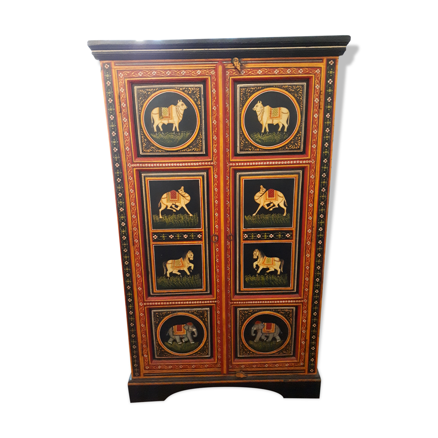 Indian wardrobe - handcrafted, hand-painted
