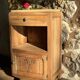 Small Art Deco piece in solid walnut and marble - 1930s