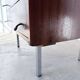 Commode teck poignées cuir 1960