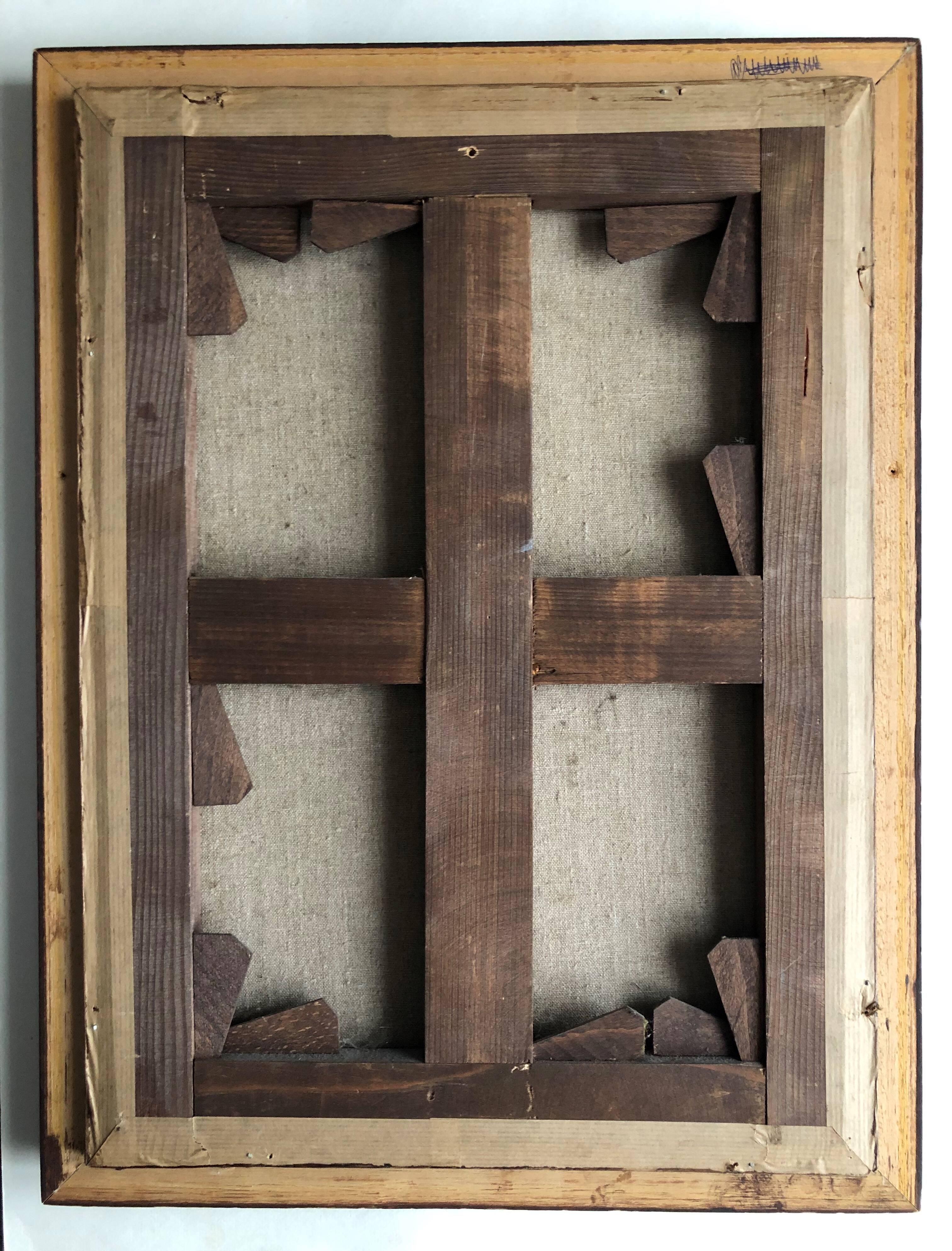 Painting: Oil on canvas - The Lady with the Umbrella