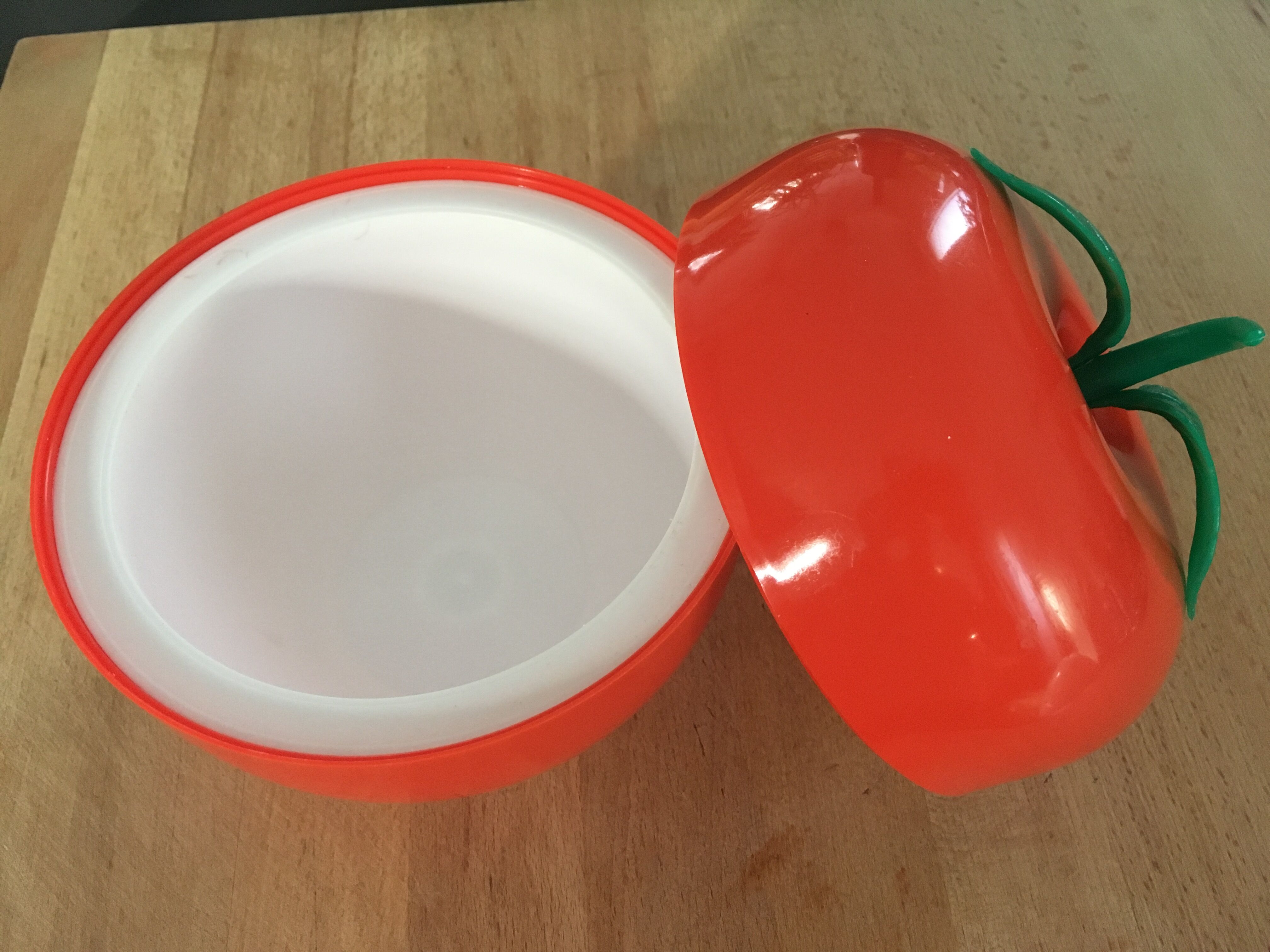 Ice cube tray Apple orange vintage