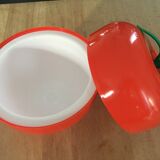 Ice cube tray Apple orange vintage