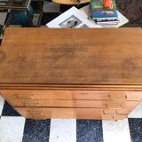 Commode année 60 pieds compas