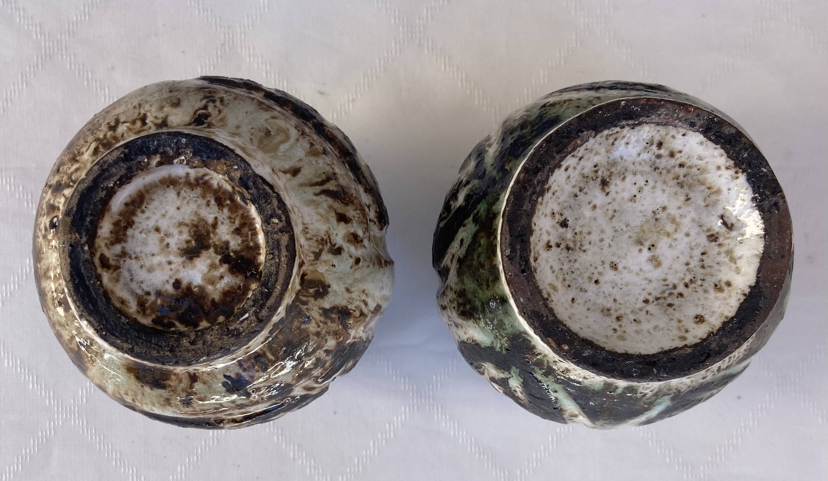 Deux vases en céramique par Albert Thiry